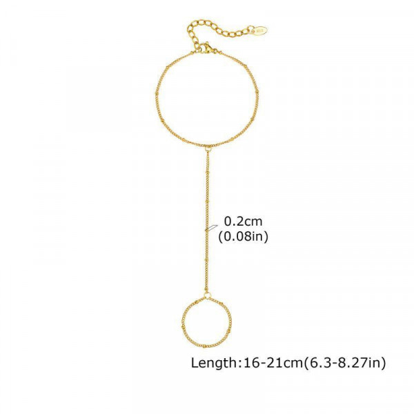 Браслет слейв лаконичная нить в стиле минимализм CJJ41104