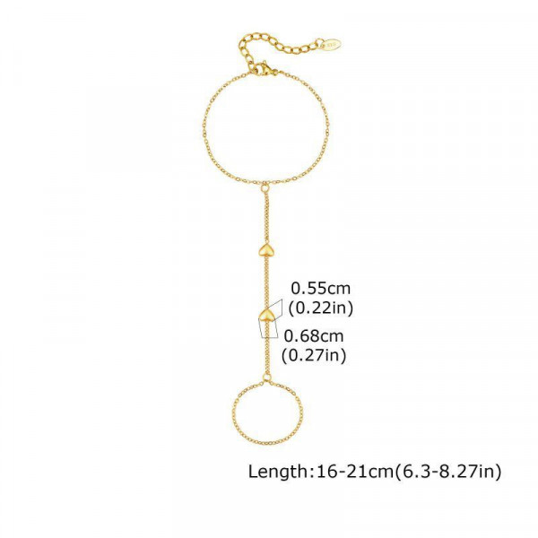 Браслет слейв лаконичная нить в стиле минимализм CJJ41104