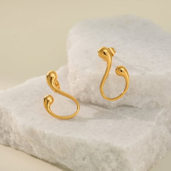 Серьги ювелирный сплав 1J11681CJJ