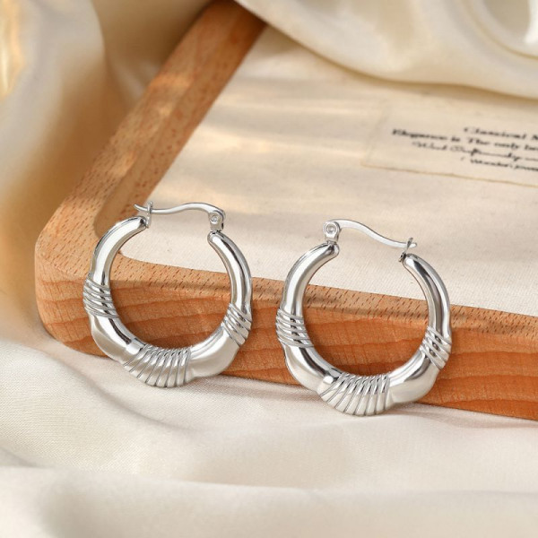 Серьги сталь CJM03840