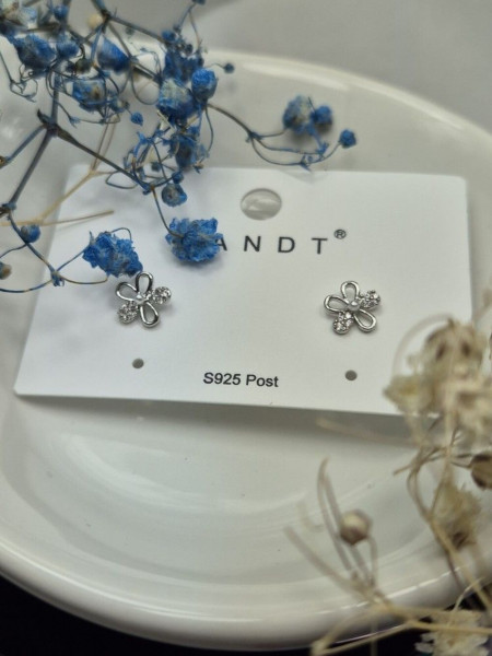 Серьги медь с напылением платиной J10693CJJ