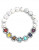 Браслет из разноцветных бусин талисман Z28742