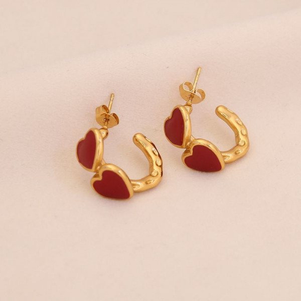 Серьги сталь CJN35787