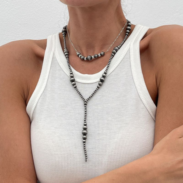 Золотистое Колье-галстук с объемным цветком CJL85631