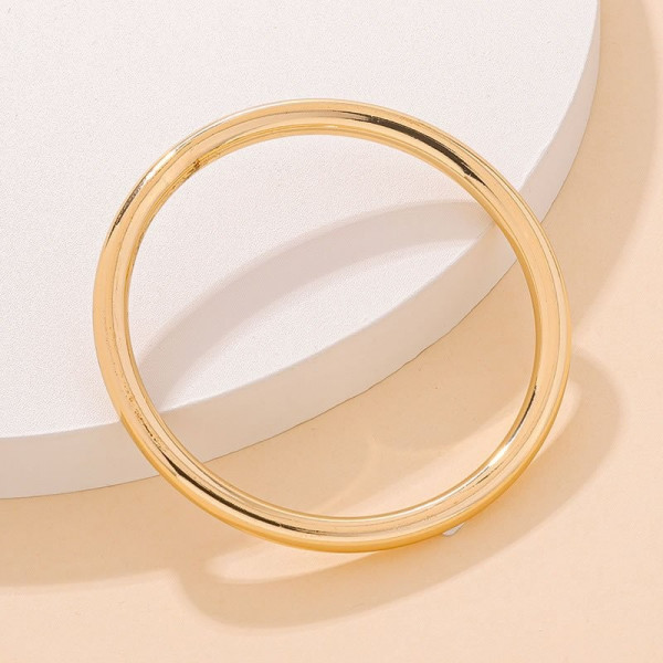 Браслет жесткий разомкнутый из двух тонких линий M84815