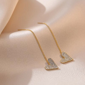 Длинные серьги с треугольными подвесами CJC64339
