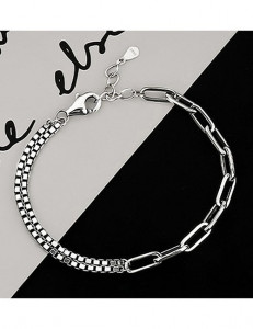 Браслет с комбинированными звеньями Z05711