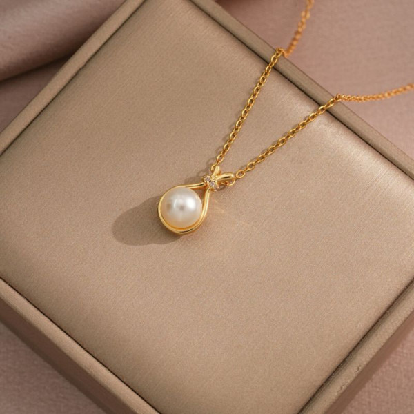 Колье из стали CJH64890