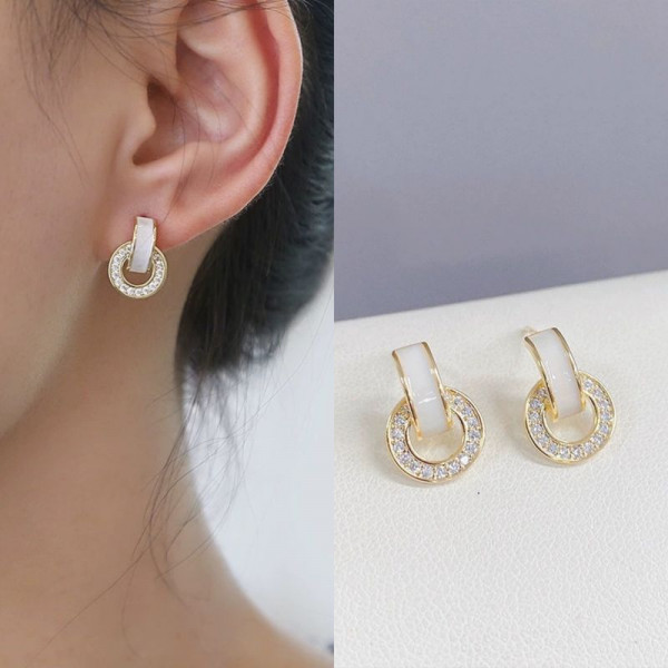 Серьги ювелирный сплав 1J12383CJJ