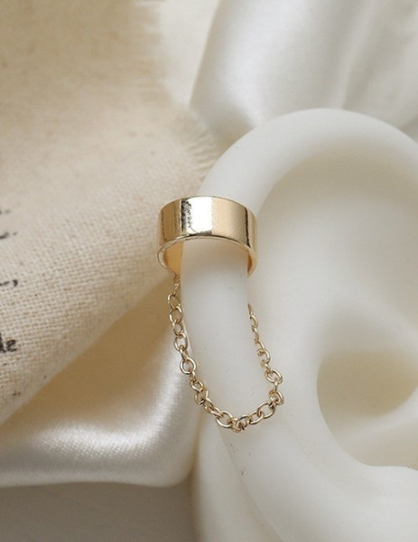 Широкий кафф с цепочкой L12193