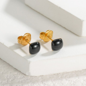 Серьги-пусеты Квадраты CJJ26301