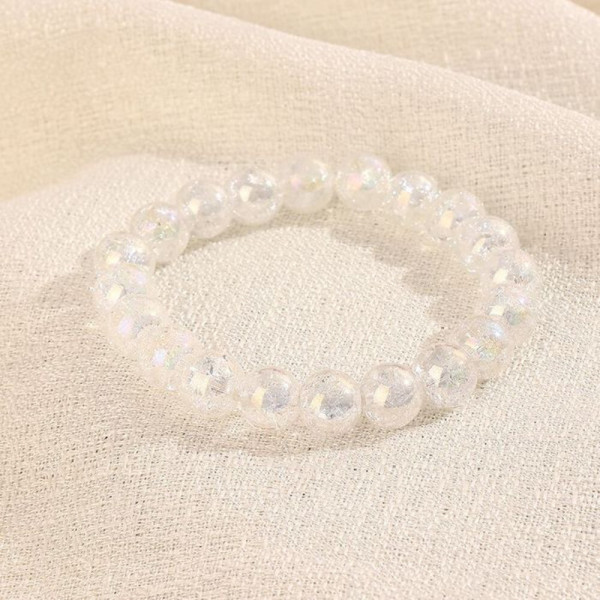 Браслет из прозрачных жемчужных бусин CJH59187