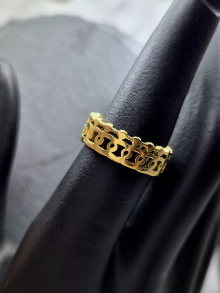 Многорядное кольцо с ажурным орнаментом J11370CJJ