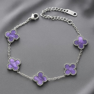 Браслет титановая сталь напыление платиной 1J12156CJJ