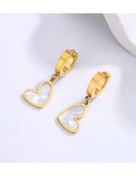 Серьги Висячие Сердца черные J10001CJJ