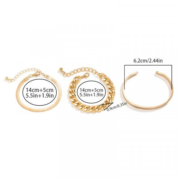 Жесткий браслет CJC60834