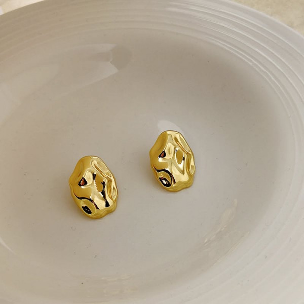 Серьги напыление золотом 1J11689CJJ