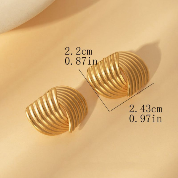 Серьги сталь CJT11831