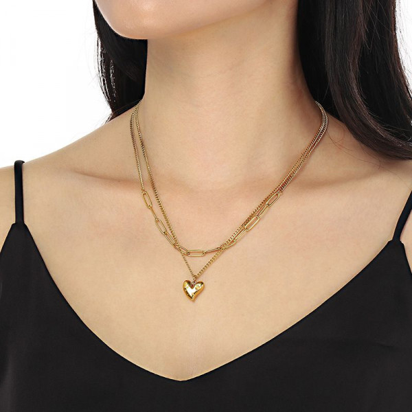 Колье из стали CJR55530