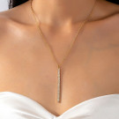 Лаконичная цепочка с вертикальной подвеской-планкой CJP78805