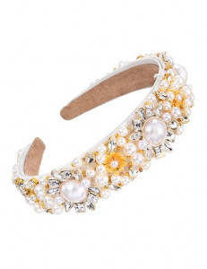 Ободок для волос свадебный R19290