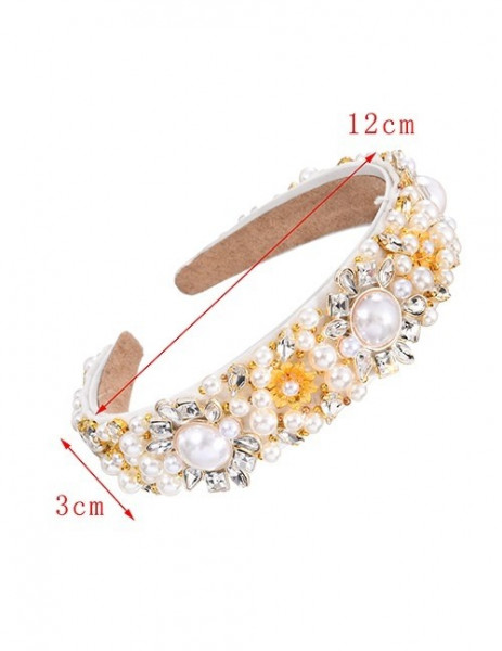 Ободок для волос свадебный R19290