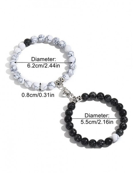 Браслет парный на магните M08751