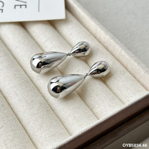 Серьги медь с напылением платиной J10704CJJ