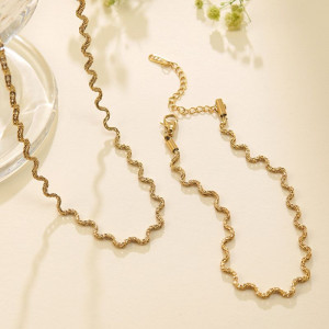 Стальной комплект бижутерии CJR55882