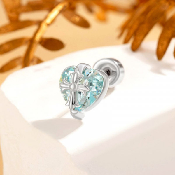 Одиночная серьга-пусет в форме вихря CJL23427