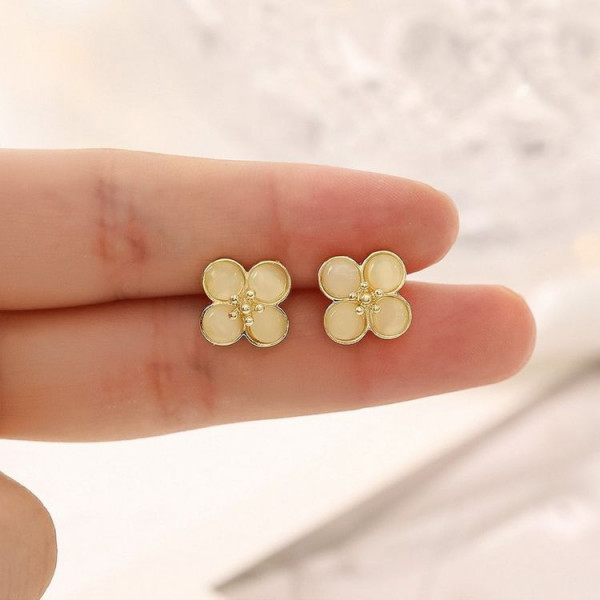 Серьги медь с напылением золотом J10483CJJ