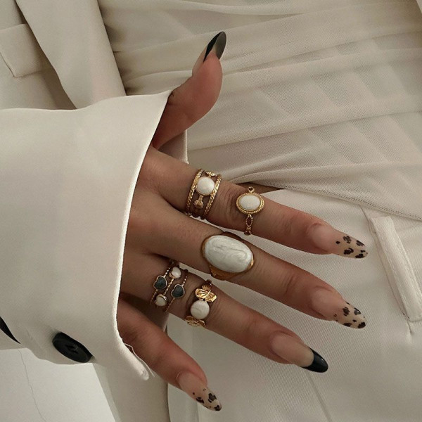 Стальной комплект бижутерии CJR56096