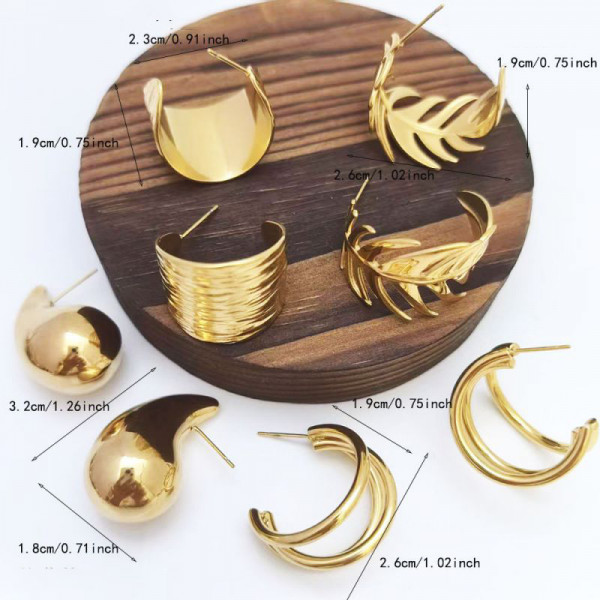 Серьги сталь CJR66528