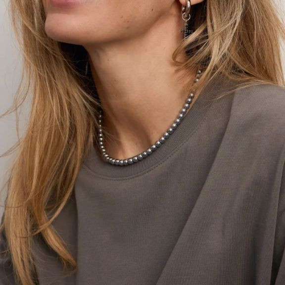 Классические бусы из стеклянного жемчуга 1J11895CJJ