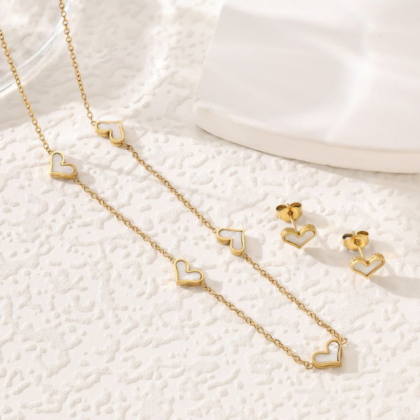 Стальной комплект бижутерии CJP45170