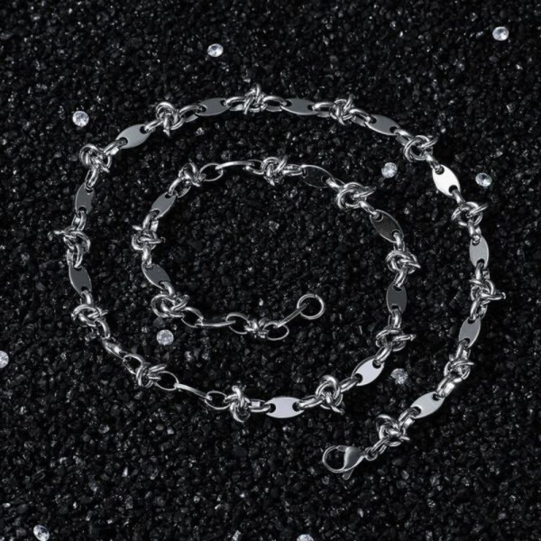 Колье из стали CJJ10975