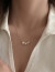 Минималистичная Цепочка с жемчужной подвеской Небесная дорожка L84522