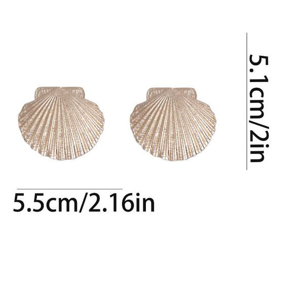 Тематические пусеты Рельефные раковины CJL69535