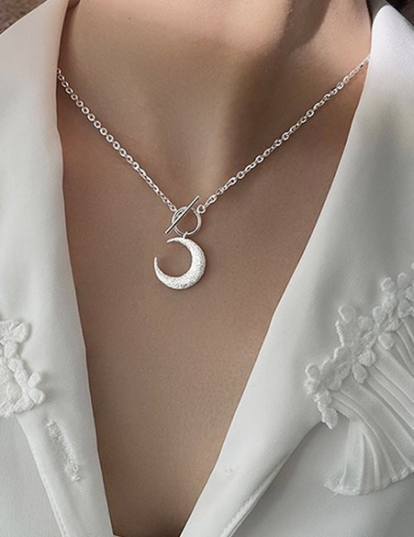 Утонченная Цепочка с подвеской в форме полумесяца Z55122