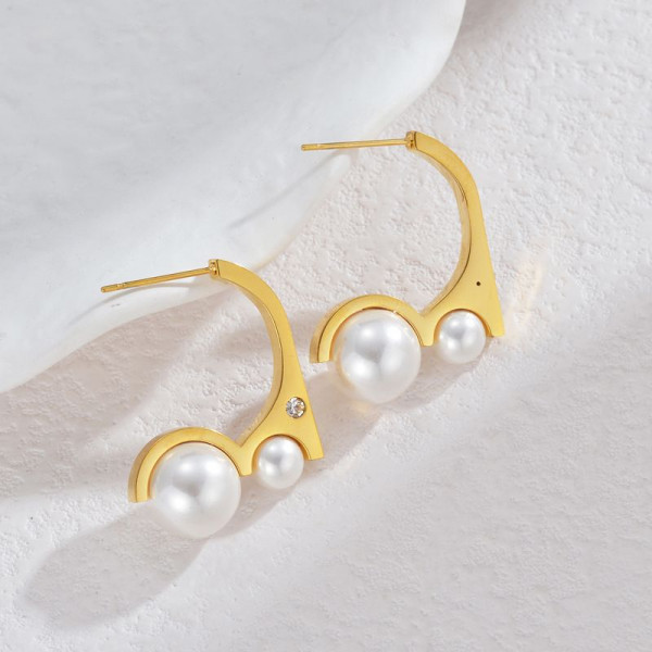 Серьги сталь CJL35121