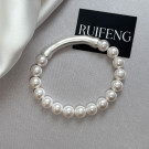 Браслет из жемчуга с металлической трубкой CJP80422