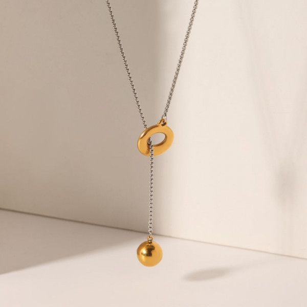 Колье из стали CJL78824