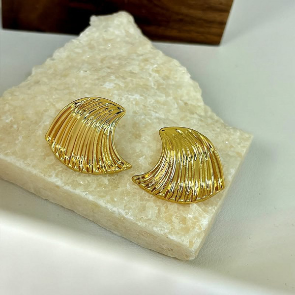 Серьги ювелирный сплав раковина 1J11700CJJ