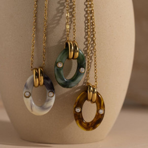 Колье из стали CJT23162