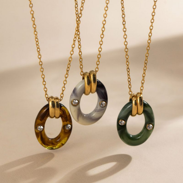 Колье из стали CJT23162