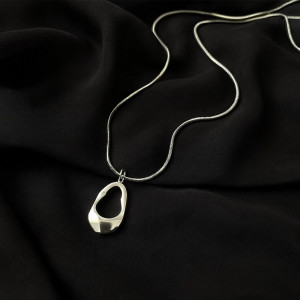 Цепочка с кулоном титановая сталь 1J12396CJJ