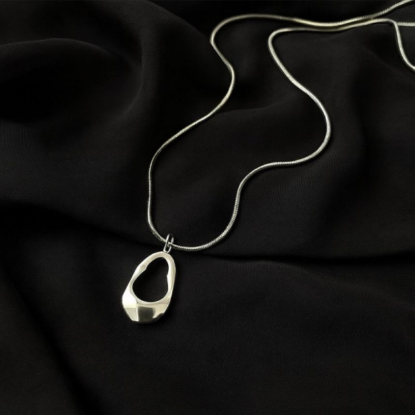 Цепочка с кулоном титановая сталь 1J12396CJJ