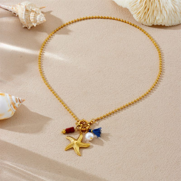 Колье из стали CJP55850