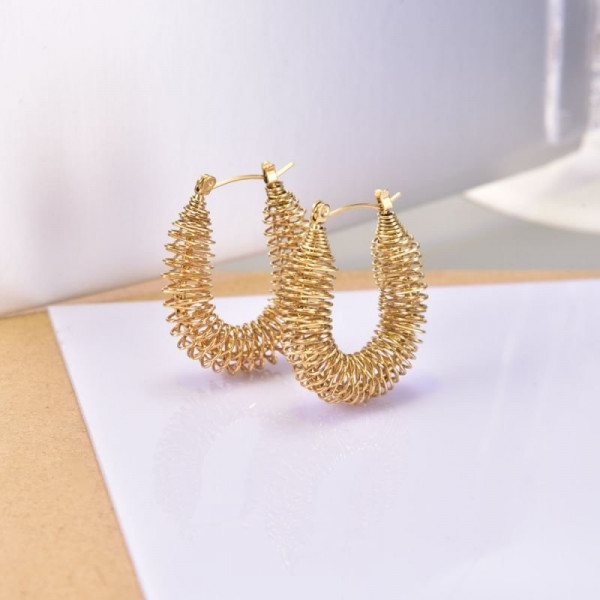 Серьги сталь CJD01955