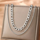 Колье из стали CJL77520